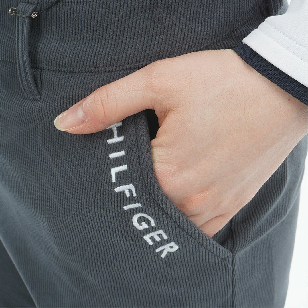 トミー ヒルフィガー ゴルフ Tommy Hilfiger Golf レディース レディース ストレッチ コーデュロイ 九分丈パンツ THLA575 詳細9