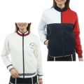 [トミーヒルフィガー]レディース リバーシブル ニットジャケット　ホワイト