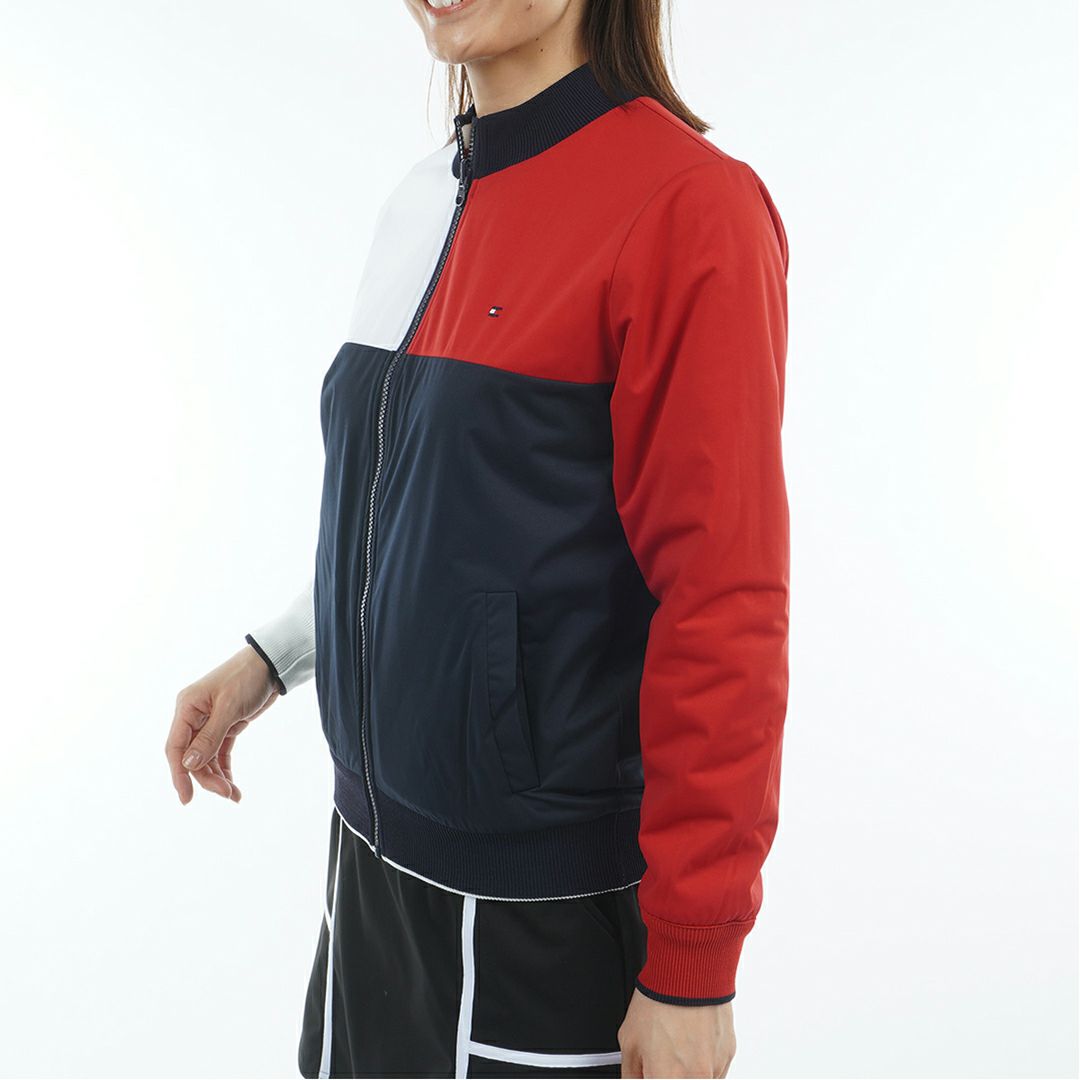 トミー ヒルフィガー ゴルフ Tommy Hilfiger Golf レディース レディース リバーシブル ニットジャケット THLA576 詳細6