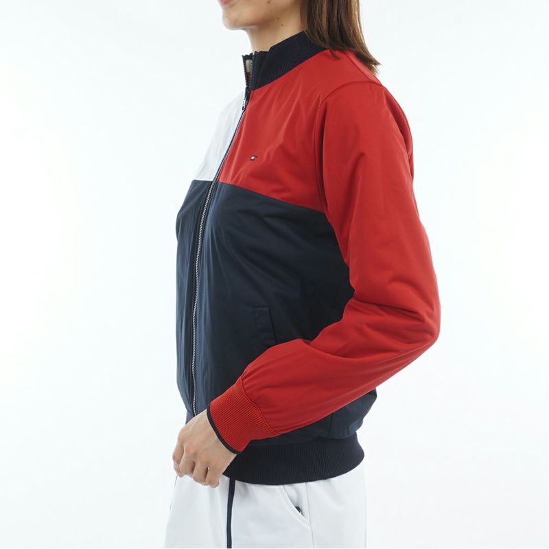 トミー ヒルフィガー ゴルフ Tommy Hilfiger Golf レディース レディース リバーシブル ニットジャケット THLA576 詳細13