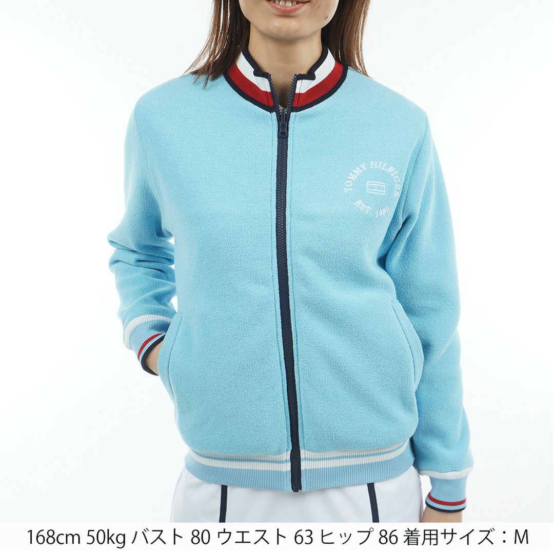 トミー ヒルフィガー ゴルフ Tommy Hilfiger Golf レディース レディース リバーシブル ニットジャケット THLA576 詳細16