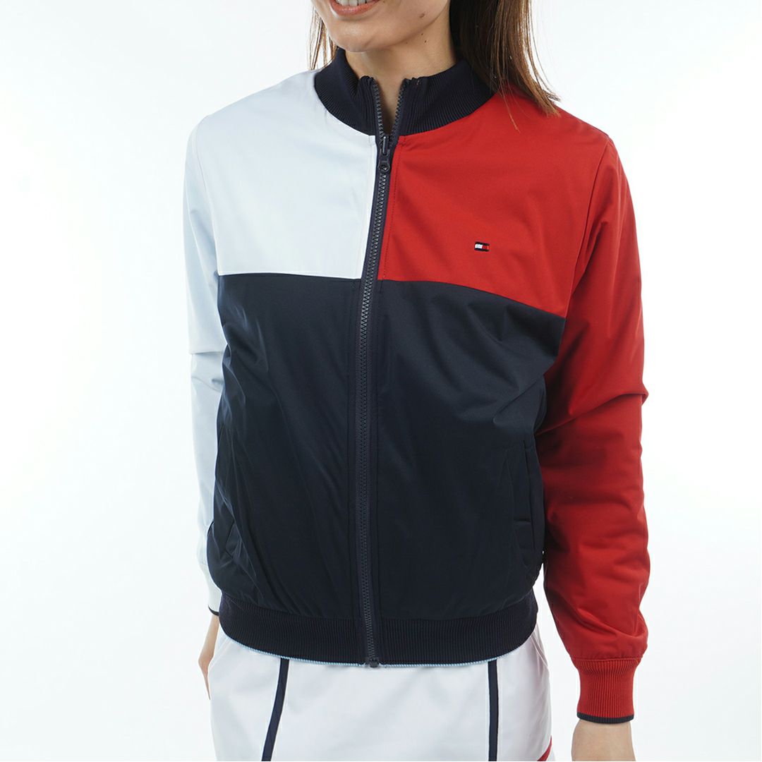 トミー ヒルフィガー ゴルフ Tommy Hilfiger Golf レディース レディース リバーシブル ニットジャケット THLA576 詳細24
