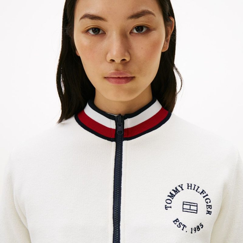 トミー ヒルフィガー ゴルフ Tommy Hilfiger Golf レディース レディース リバーシブル ニットジャケット THLA576 詳細32