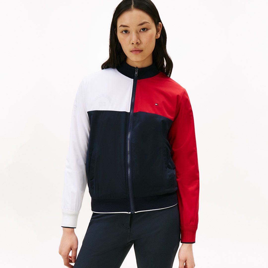 トミー ヒルフィガー ゴルフ Tommy Hilfiger Golf レディース レディース リバーシブル ニットジャケット THLA576 詳細33
