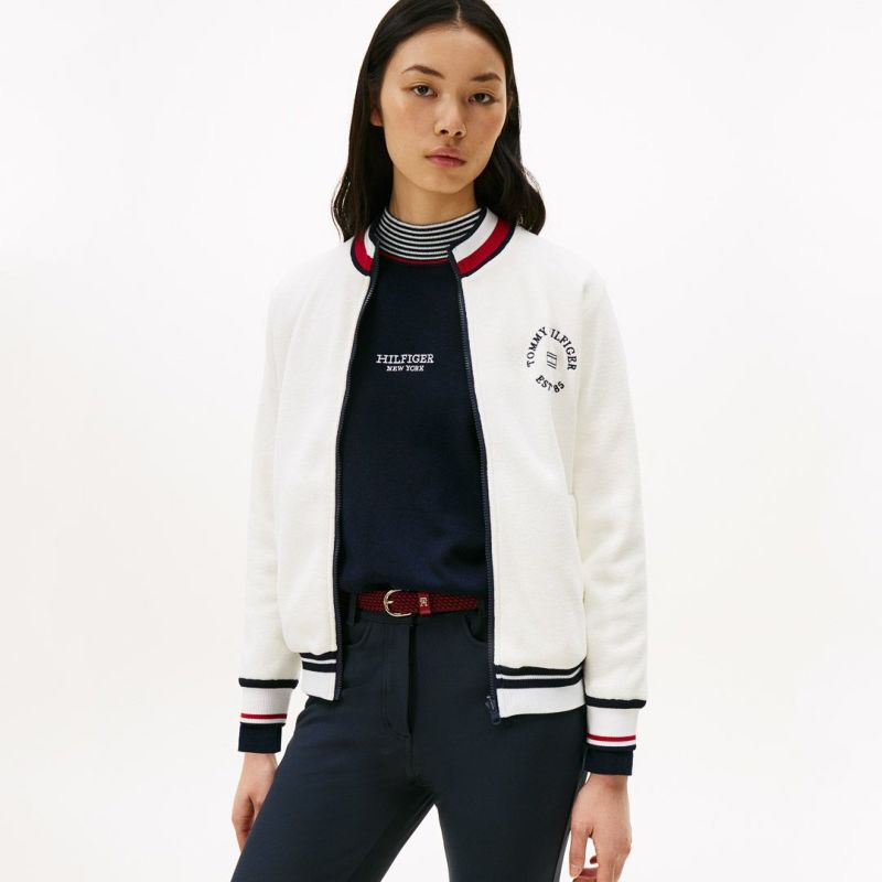 [トミーヒルフィガー]レディース リバーシブル ニットジャケット