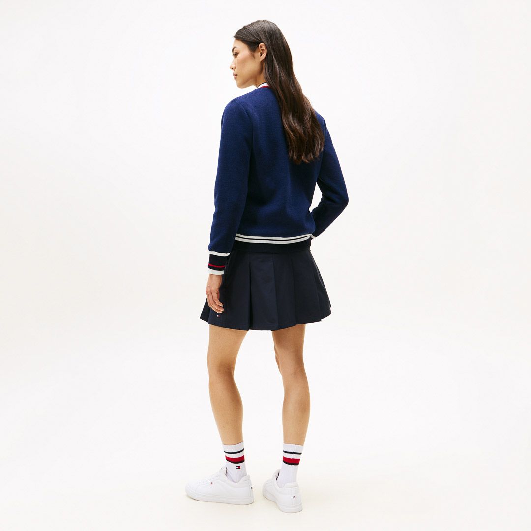 トミー ヒルフィガー ゴルフ Tommy Hilfiger Golf レディース レディース リバーシブル ニットジャケット THLA576 詳細36