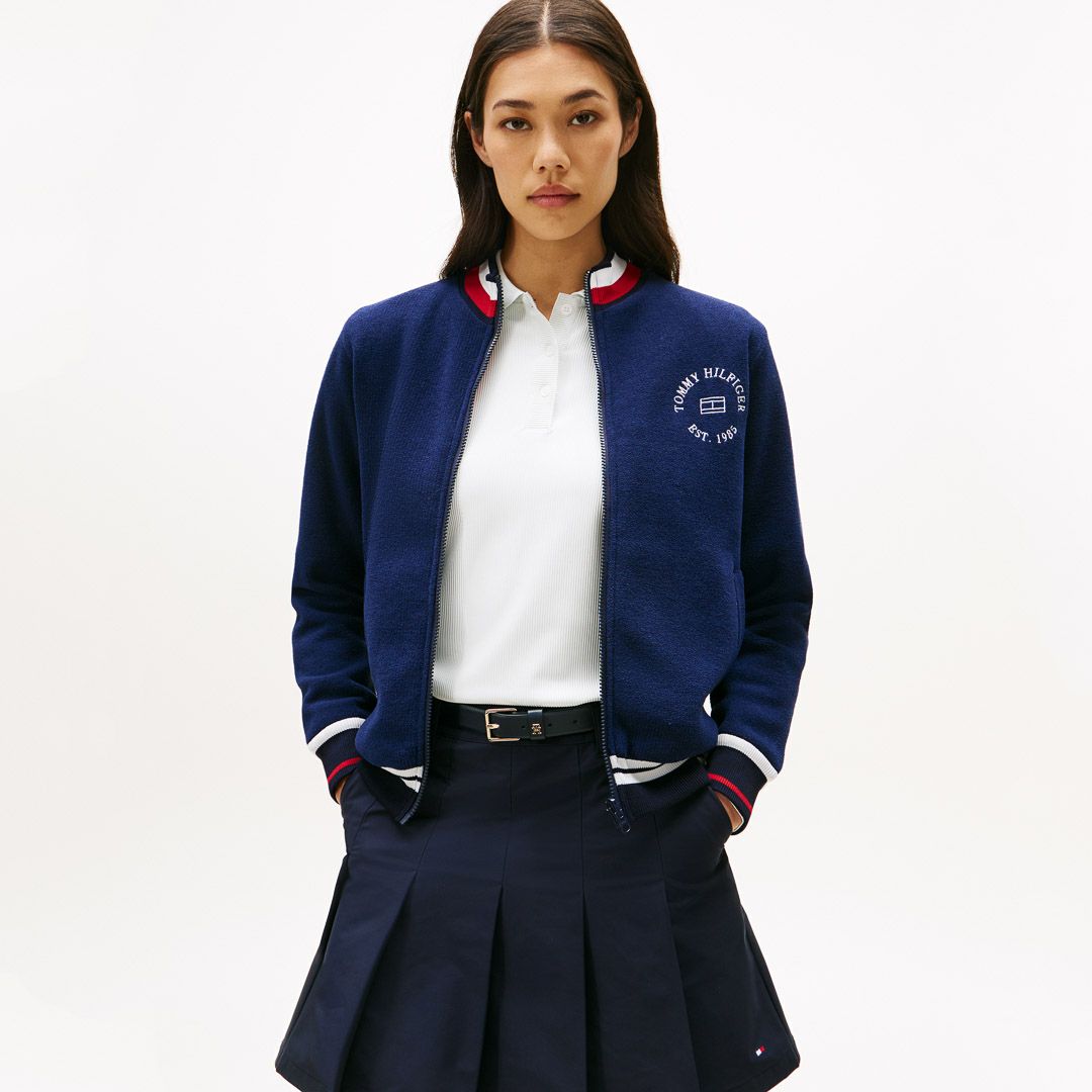 トミー ヒルフィガー ゴルフ Tommy Hilfiger Golf レディース レディース リバーシブル ニットジャケット THLA576 詳細39