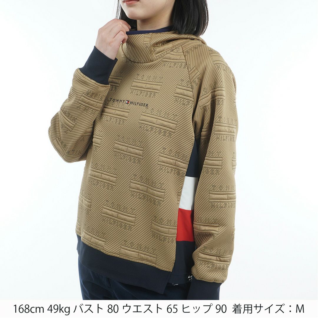 トミー ヒルフィガー ゴルフ Tommy Hilfiger Golf レディース レディース キルトジャガード プルオーバー THLA577 詳細5