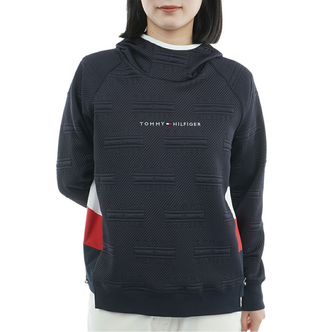 トミー ヒルフィガー ゴルフ Tommy Hilfiger Golf レディース レディース キルトジャガード プルオーバー THLA577 詳細14