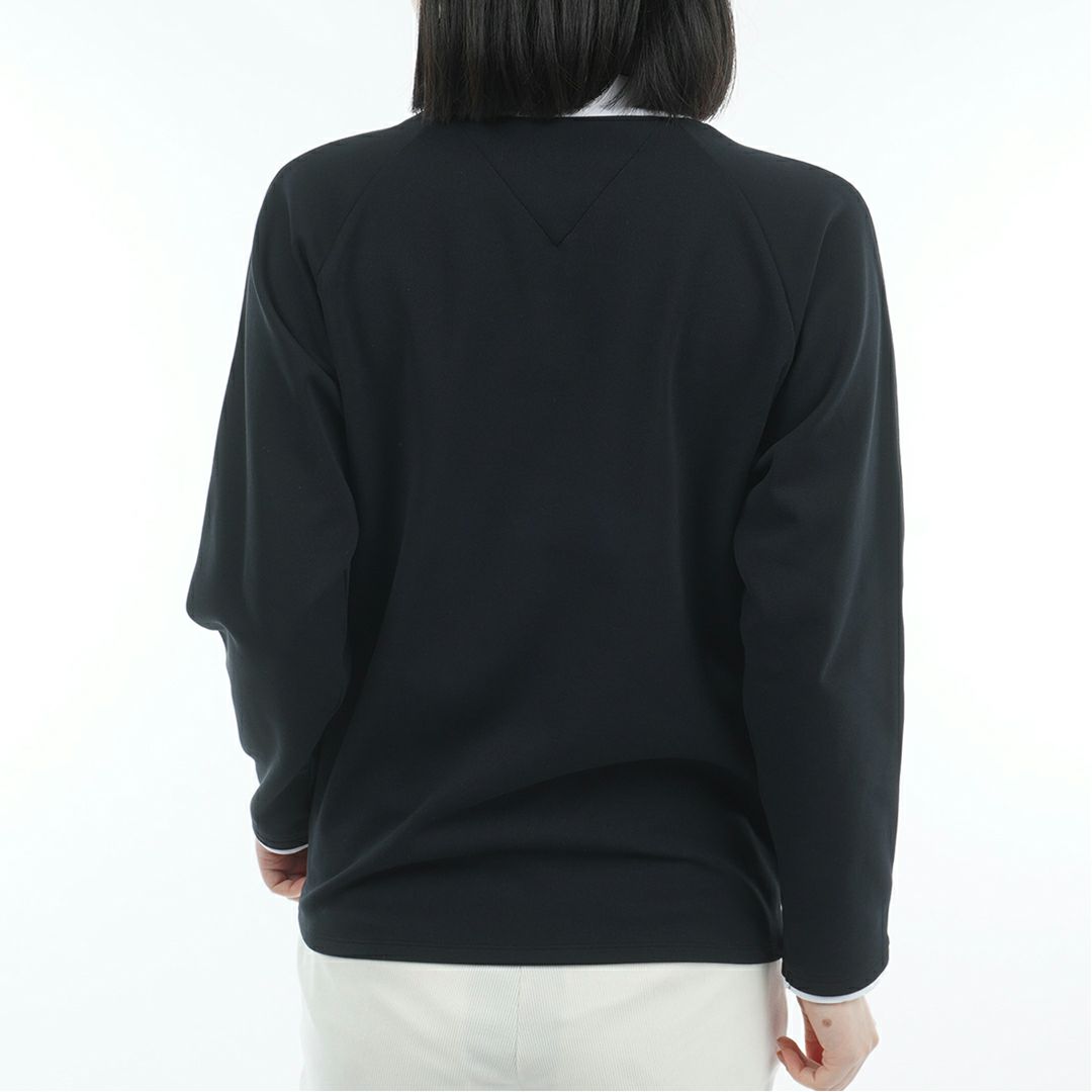 トミー ヒルフィガー ゴルフ Tommy Hilfiger Golf レディース レディース サークルロゴ 長袖モックネックシャツ THLA578 詳細6