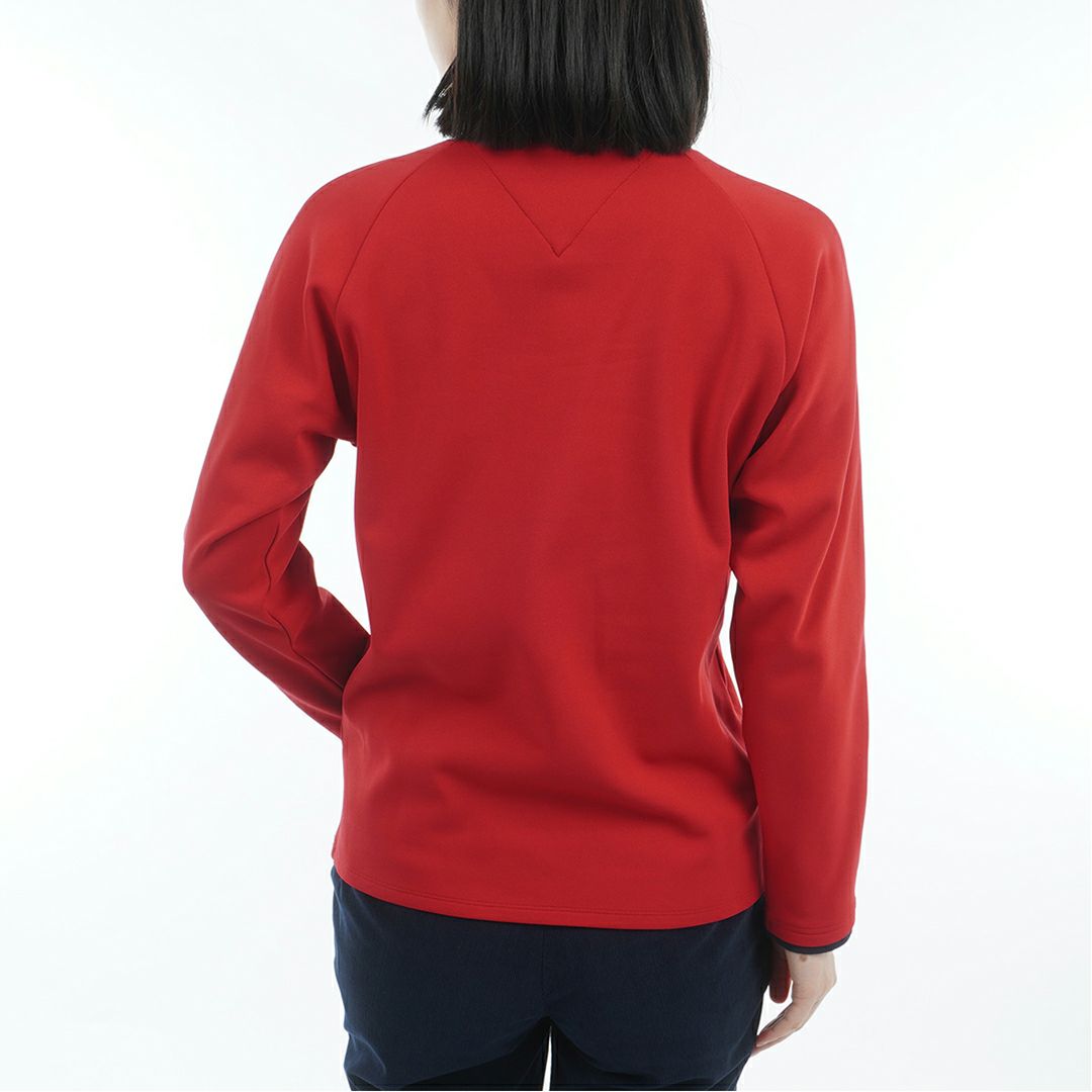 トミー ヒルフィガー ゴルフ Tommy Hilfiger Golf レディース レディース サークルロゴ 長袖モックネックシャツ THLA578 詳細13