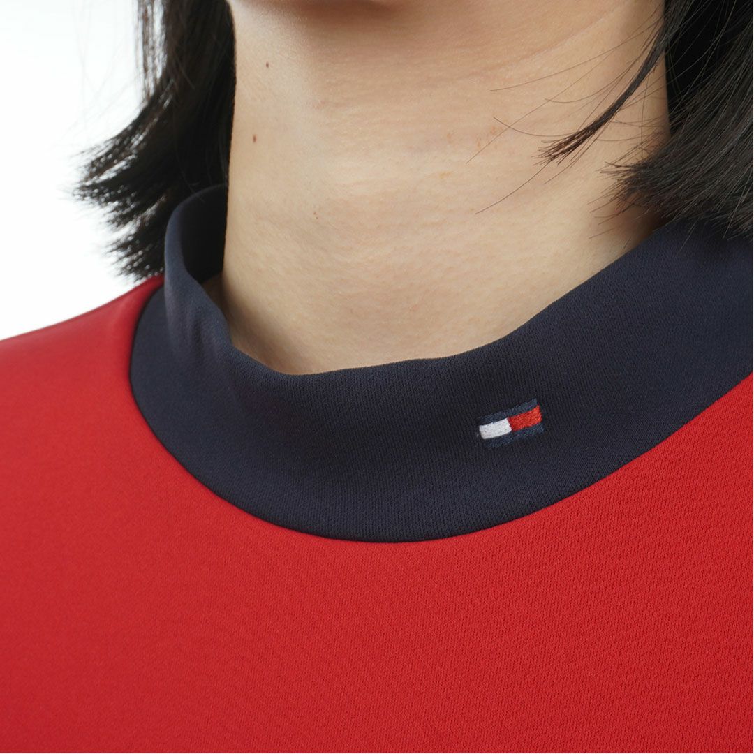 トミー ヒルフィガー ゴルフ Tommy Hilfiger Golf レディース レディース サークルロゴ 長袖モックネックシャツ THLA578 詳細16