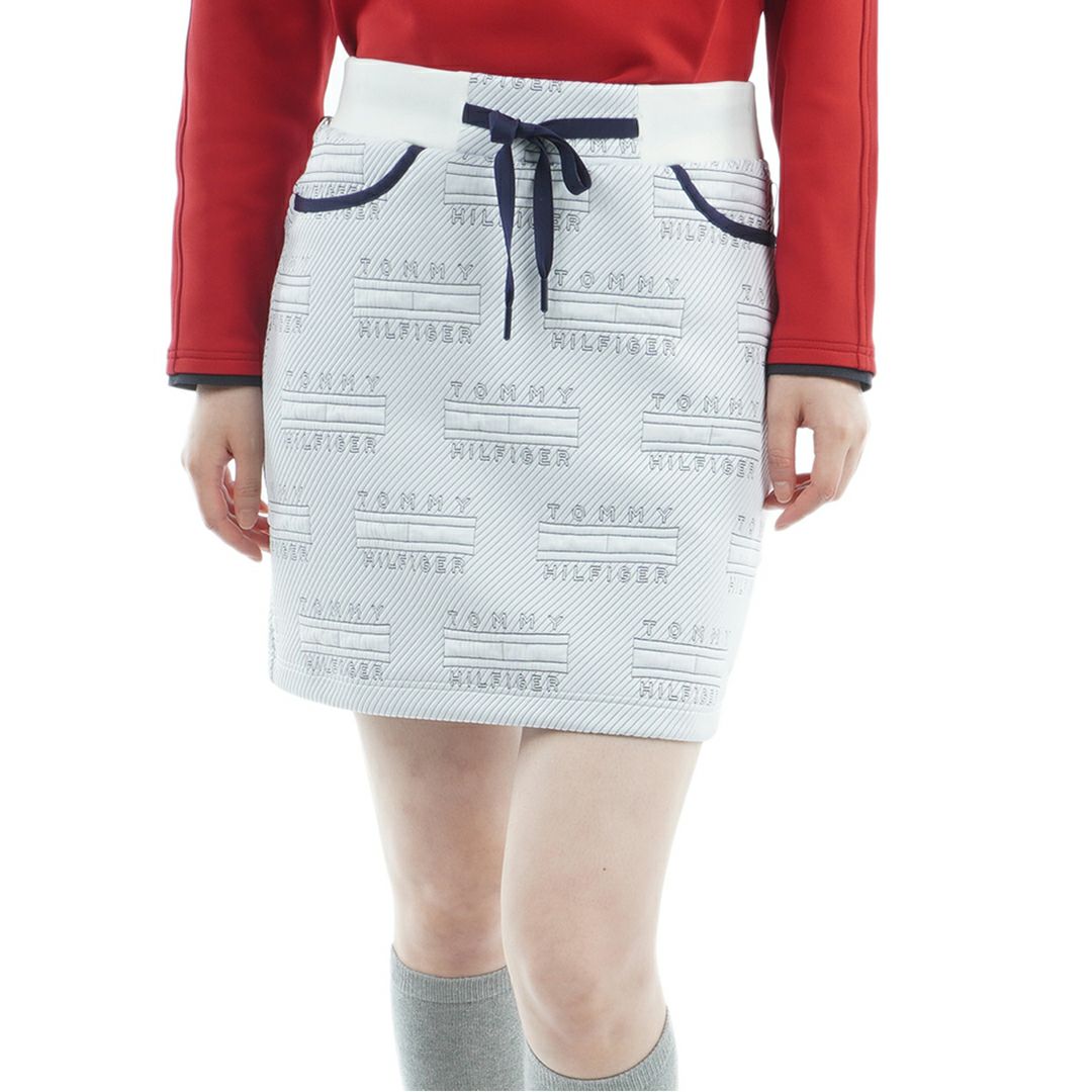 トミー ヒルフィガー ゴルフ Tommy Hilfiger Golf レディース レディース キルトジャガード スカート THLA579 詳細1