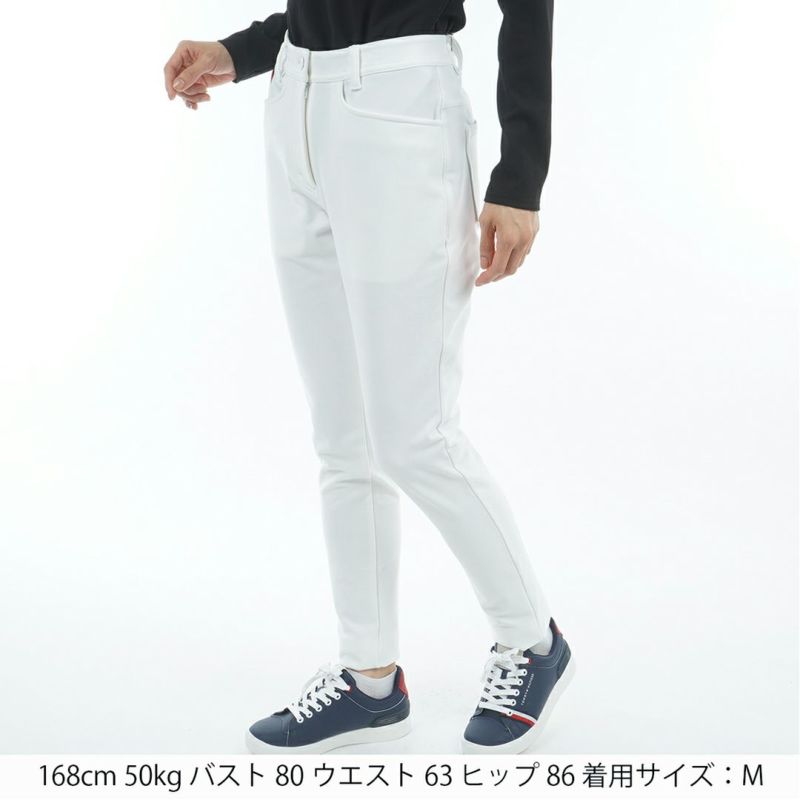 トミー ヒルフィガー ゴルフ Tommy Hilfiger Golf レディース レディース 裏フリ-ス ロングパンツ THLA580 詳細2