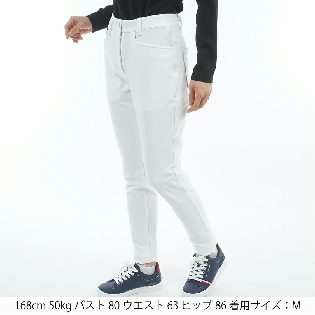 トミー ヒルフィガー ゴルフ Tommy Hilfiger Golf レディース レディース 裏フリ-ス ロングパンツ THLA580 詳細2