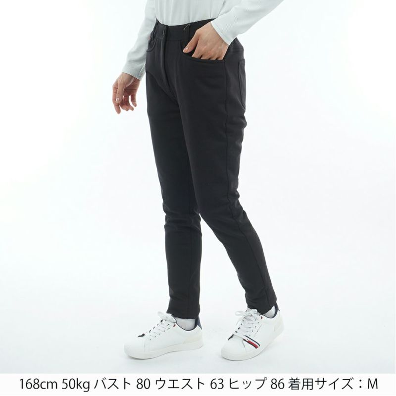 TOMMY HILFIGER GOLF レディース ロングパンツ ブラック