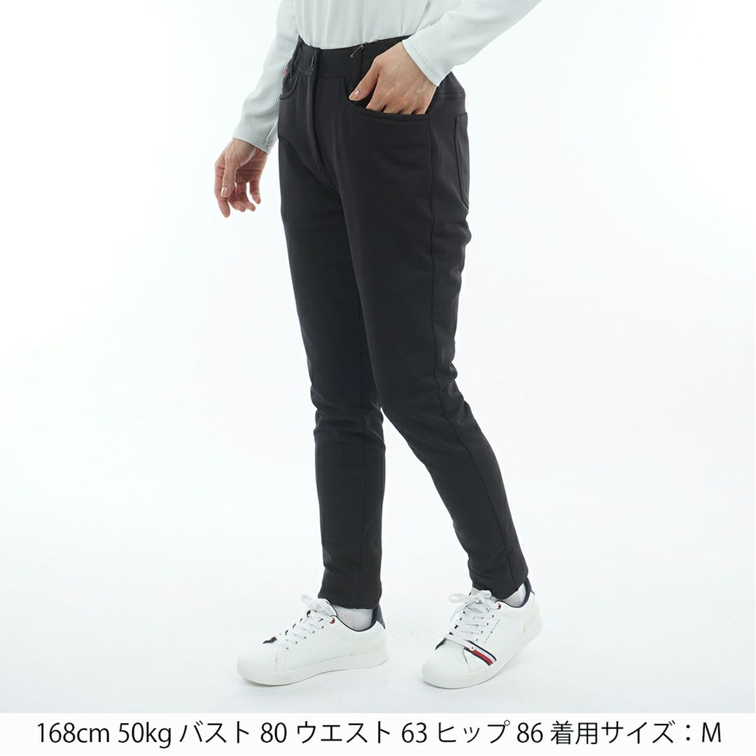 トミー ヒルフィガー ゴルフ Tommy Hilfiger Golf レディース レディース 裏フリ-ス ロングパンツ THLA580 詳細5