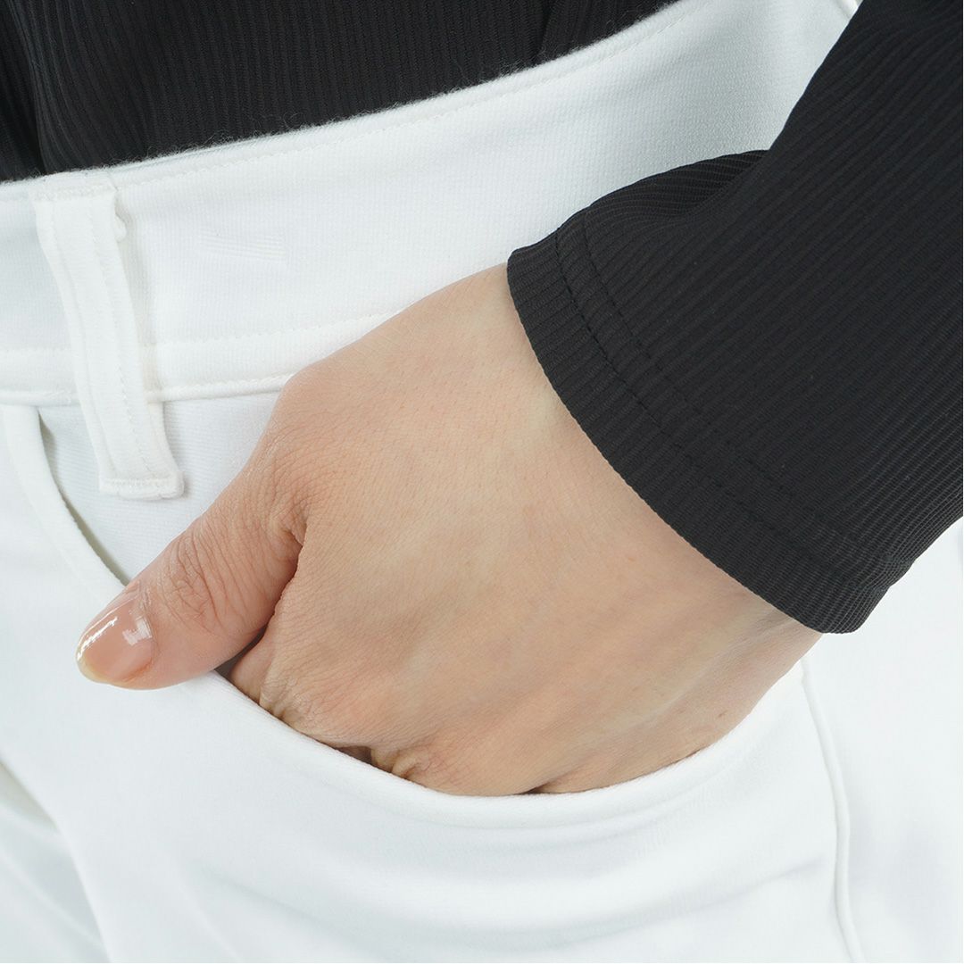 TOMMY HILFIGER GOLF レディース ロングパンツ ホワイト