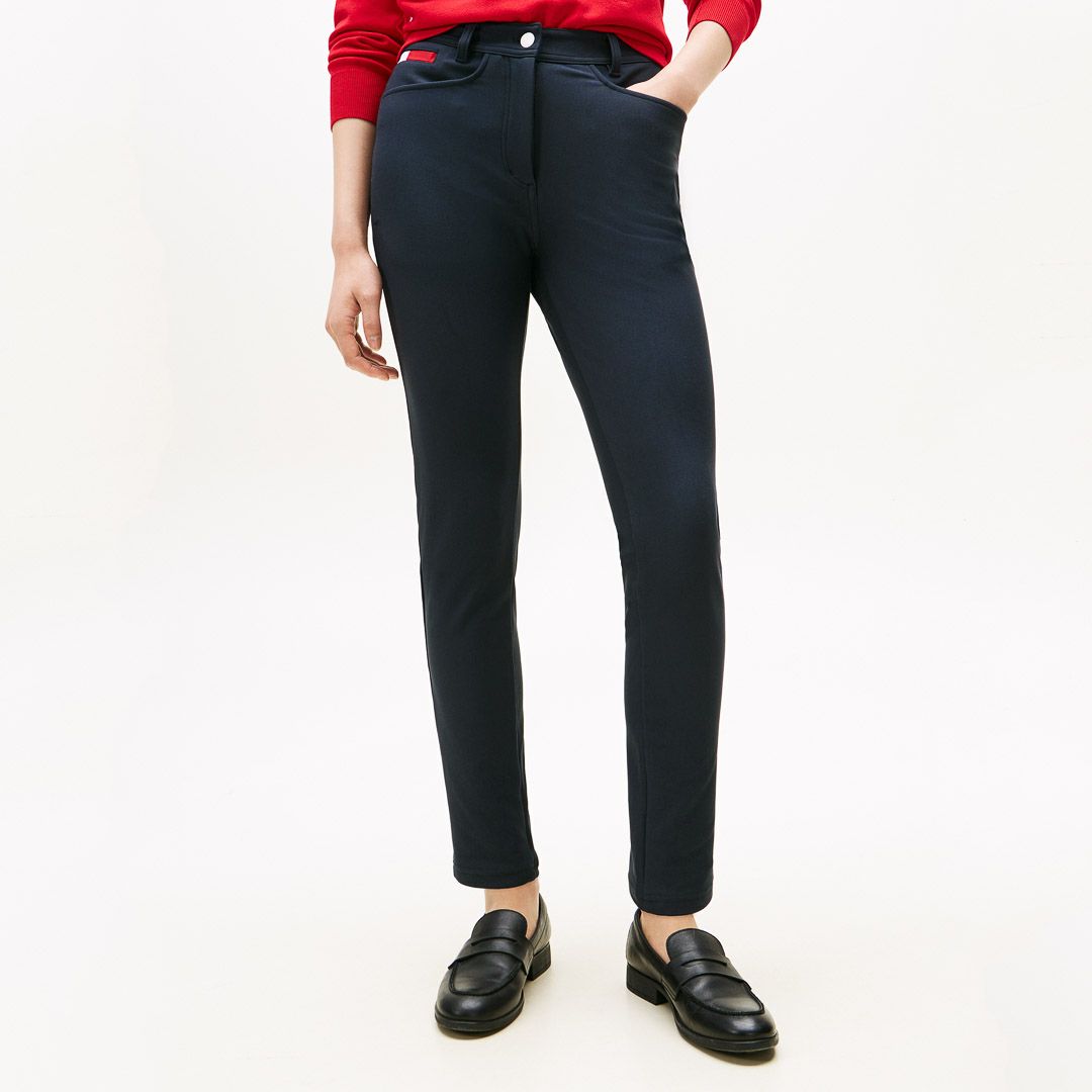 TOMMY HILFIGER GOLF レディース ロングパンツ ネイビー