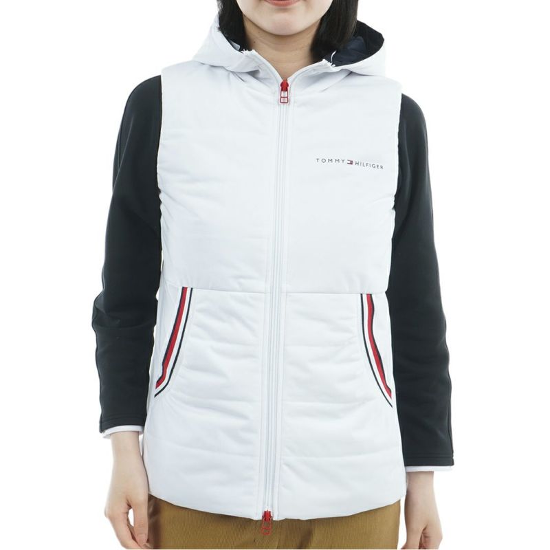 トミー ヒルフィガー ゴルフ Tommy Hilfiger Golf レディース レディース 中綿 キルトベスト THLA581 詳細1