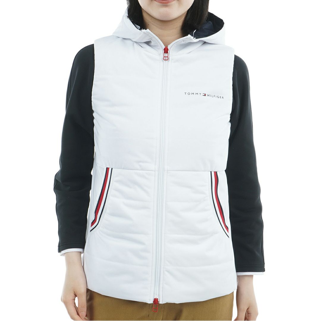 トミー ヒルフィガー ゴルフ Tommy Hilfiger Golf レディース レディース 中綿 キルトベスト THLA581 詳細1