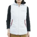 [トミーヒルフィガー]レディース 中綿 キルトベスト ホワイト