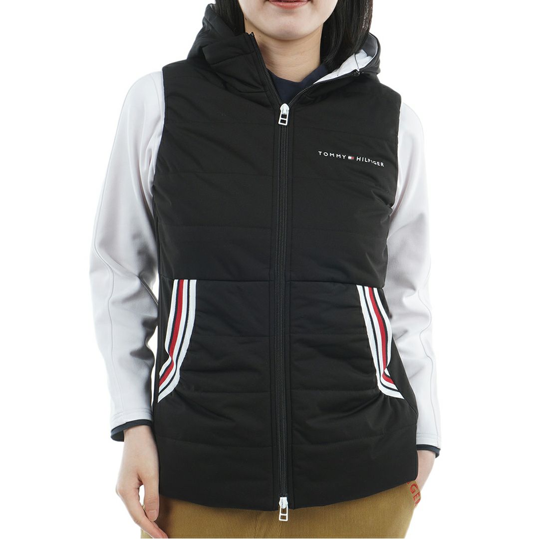 トミー ヒルフィガー ゴルフ Tommy Hilfiger Golf レディース レディース 中綿 キルトベスト THLA581 詳細4