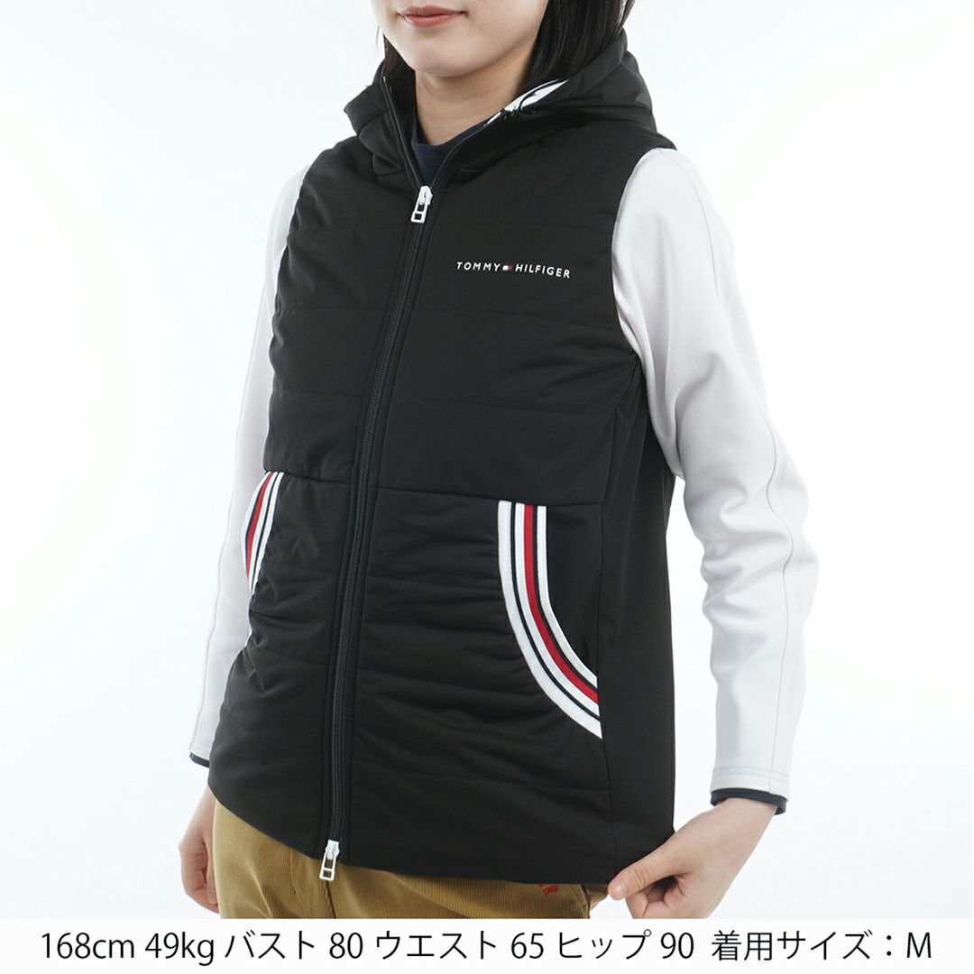 トミー ヒルフィガー ゴルフ Tommy Hilfiger Golf レディース レディース 中綿 キルトベスト THLA581 詳細5