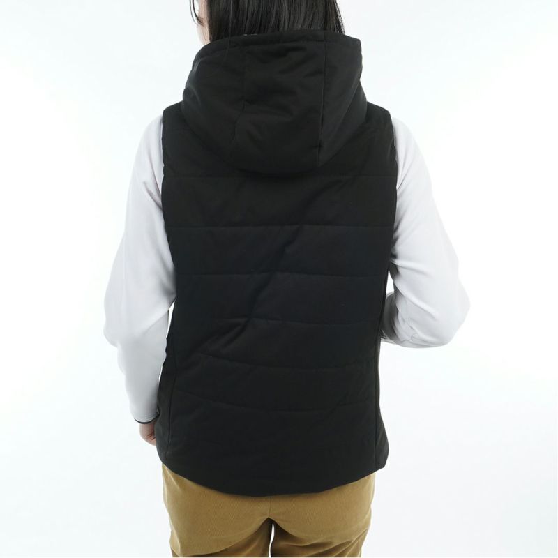 [トミーヒルフィガー]レディース 中綿 キルトベスト ブラック