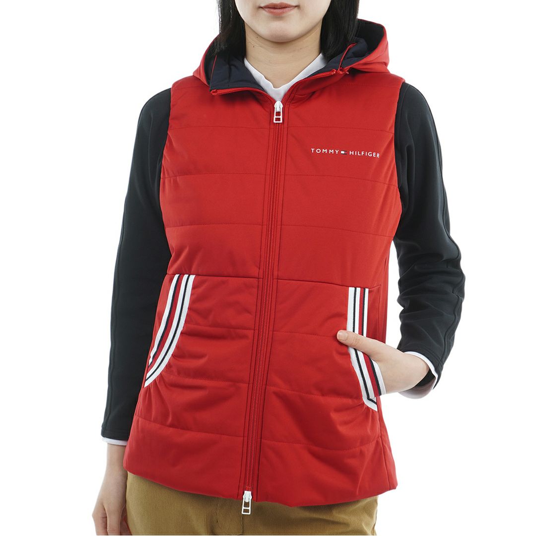 トミー ヒルフィガー ゴルフ Tommy Hilfiger Golf レディース レディース 中綿 キルトベスト THLA581 詳細10