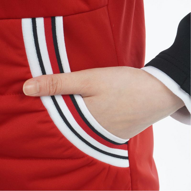 [トミーヒルフィガー]レディース 中綿 キルトベスト レッド