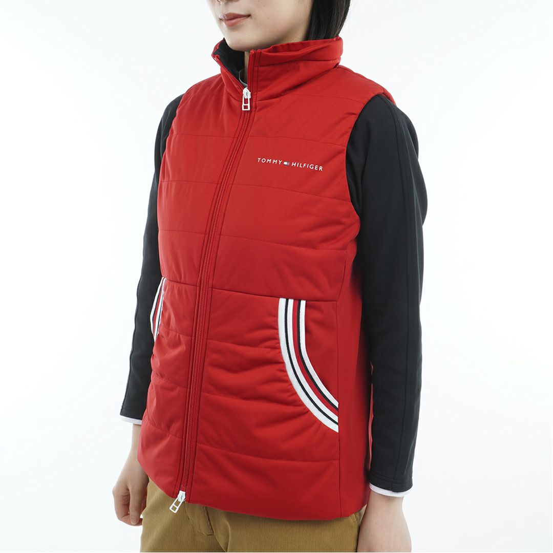 トミー ヒルフィガー ゴルフ Tommy Hilfiger Golf レディース レディース 中綿 キルトベスト THLA581 詳細19