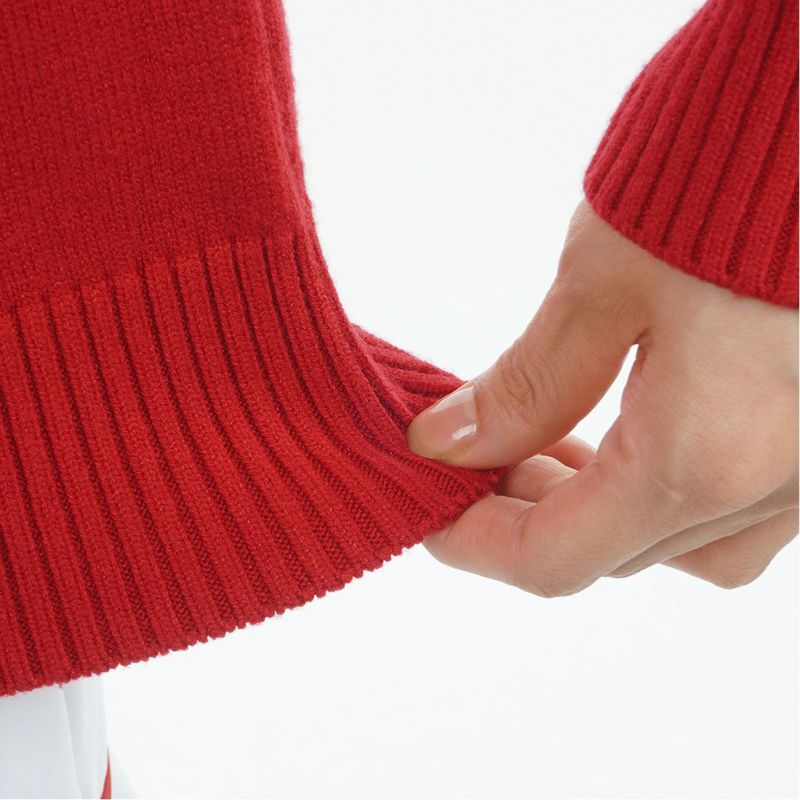 トミー ヒルフィガー ゴルフ Tommy Hilfiger Golf レディース レディース マシュマロタッチ ケーブル柄  ハイネックニット THLA582 詳細15