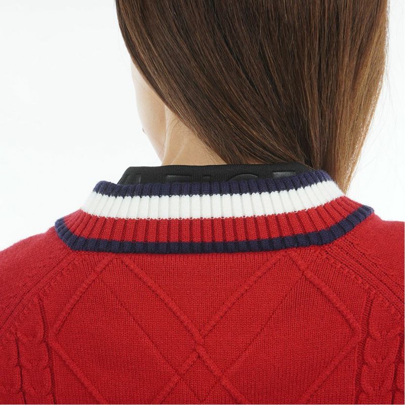 トミー ヒルフィガー ゴルフ Tommy Hilfiger Golf レディース レディース マシュマロタッチ ケーブル柄  ハイネックニット THLA582 詳細16