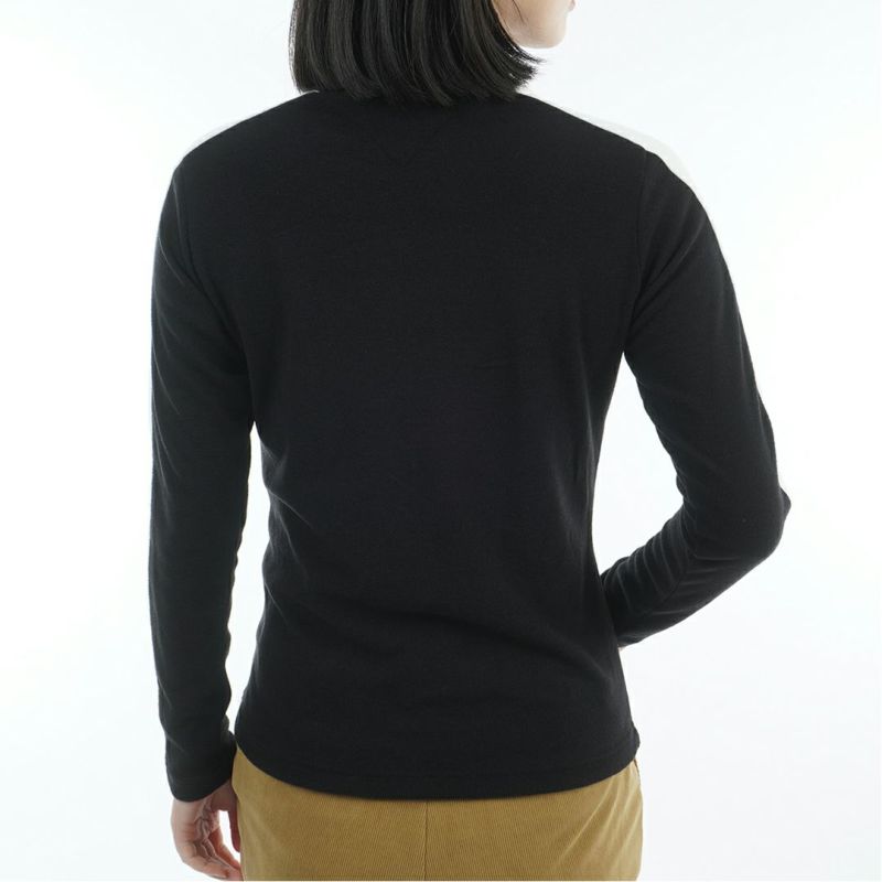 トミー ヒルフィガー ゴルフ Tommy Hilfiger Golf レディース レディース 長袖ライン モックネックシャツ THLA583 詳細7