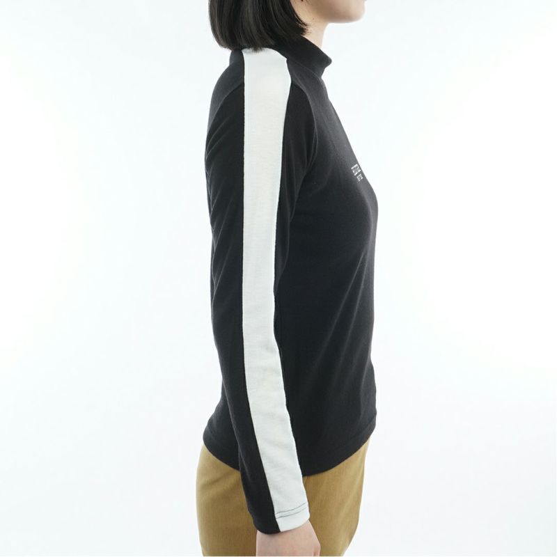 トミー ヒルフィガー ゴルフ Tommy Hilfiger Golf レディース レディース 長袖ライン モックネックシャツ THLA583 詳細8