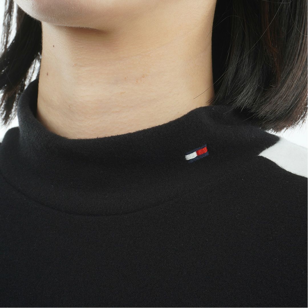 トミー ヒルフィガー ゴルフ Tommy Hilfiger Golf レディース レディース 長袖ライン モックネックシャツ THLA583 詳細10