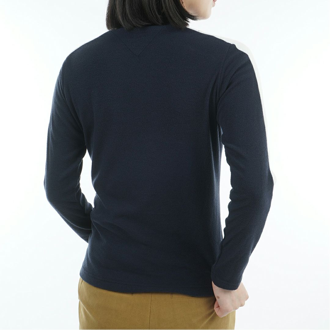 トミー ヒルフィガー ゴルフ Tommy Hilfiger Golf レディース レディース 長袖ライン モックネックシャツ THLA583 詳細15