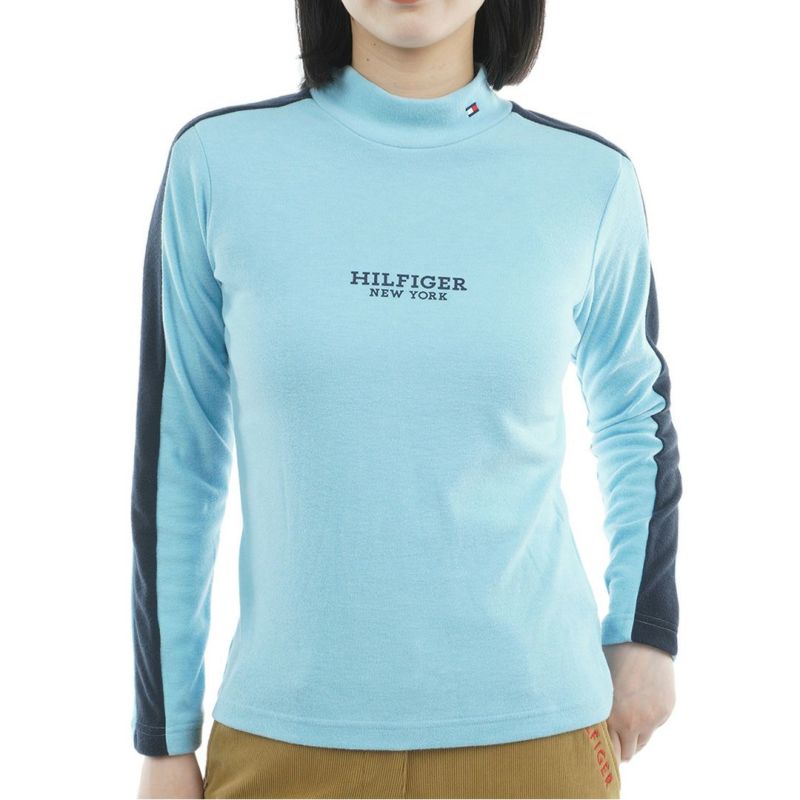 トミー ヒルフィガー ゴルフ Tommy Hilfiger Golf レディース レディース 長袖ライン モックネックシャツ THLA583 詳細16