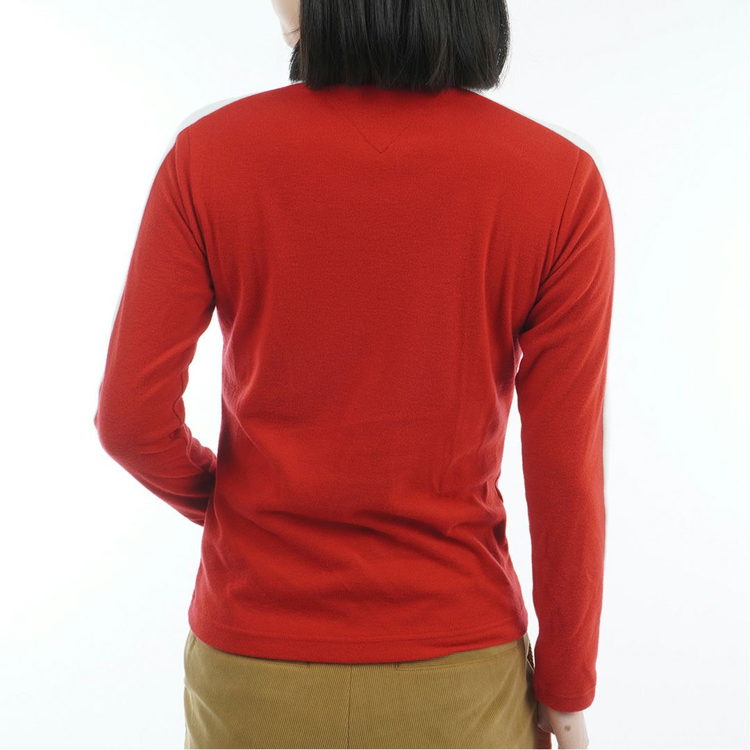 トミー ヒルフィガー ゴルフ Tommy Hilfiger Golf レディース レディース 長袖ライン モックネックシャツ THLA583 詳細21