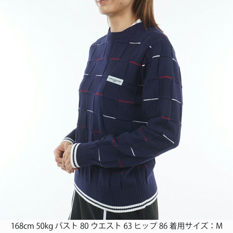 トミー ヒルフィガー ゴルフ Tommy Hilfiger Golf レディース レディース マシュマロタッチ クルーネックニット THLA584 詳細5