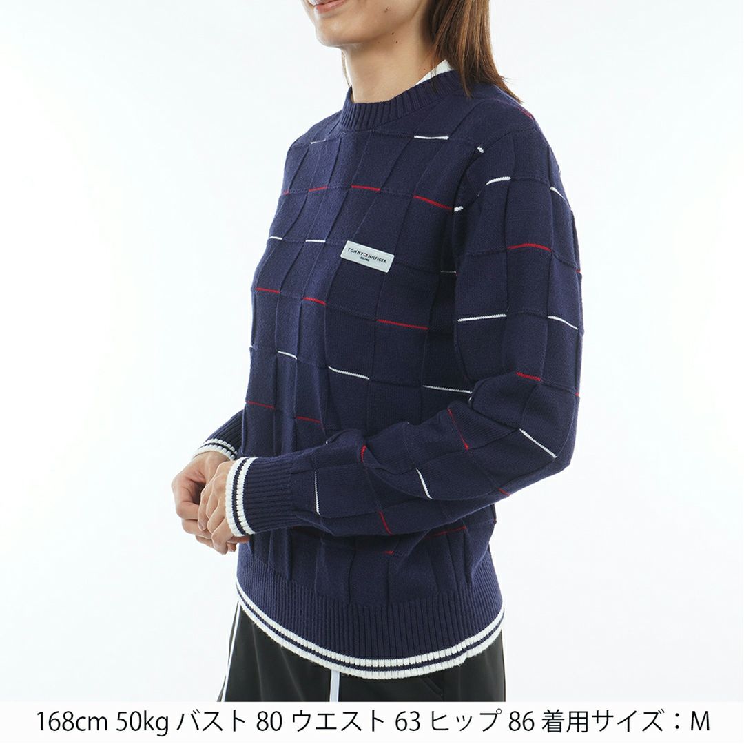 トミー ヒルフィガー ゴルフ Tommy Hilfiger Golf レディース レディース マシュマロタッチ クルーネックニット THLA584 詳細5
