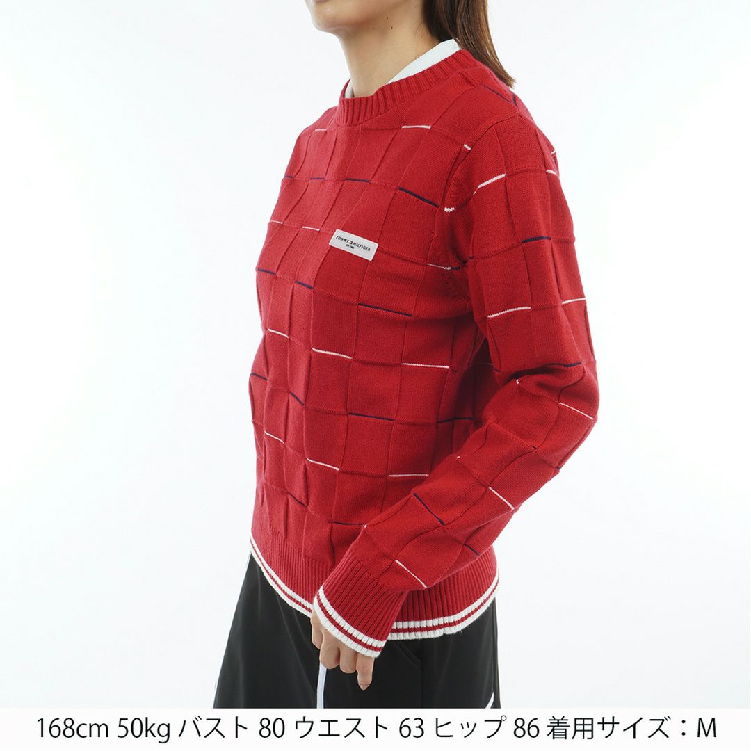 トミー ヒルフィガー ゴルフ Tommy Hilfiger Golf レディース レディース マシュマロタッチ クルーネックニット THLA584 詳細14