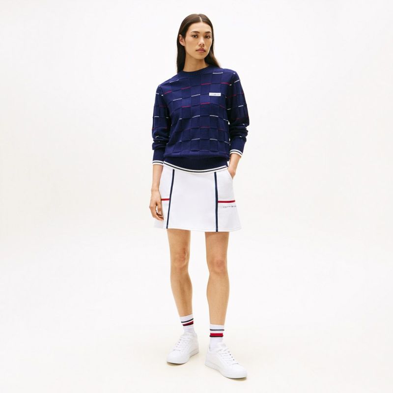 トミー ヒルフィガー ゴルフ Tommy Hilfiger Golf レディース レディース マシュマロタッチ クルーネックニット THLA584 詳細22