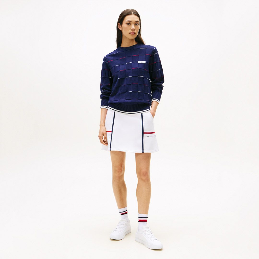 トミー ヒルフィガー ゴルフ Tommy Hilfiger Golf レディース レディース マシュマロタッチ クルーネックニット THLA584 詳細22