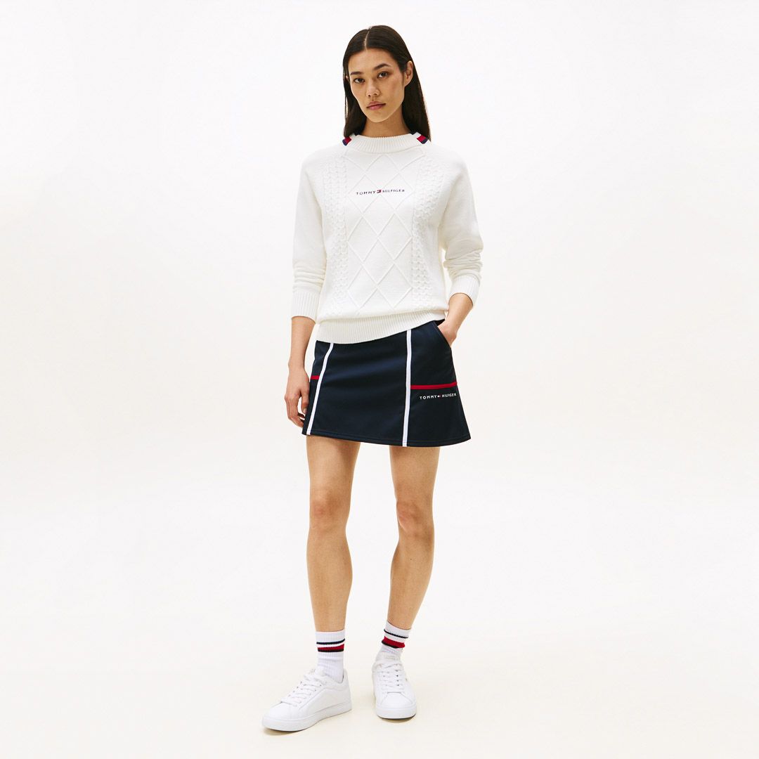 トミー ヒルフィガー ゴルフ Tommy Hilfiger Golf レディース レディース ウインドプルーフ スカ-ト THLA585 詳細25