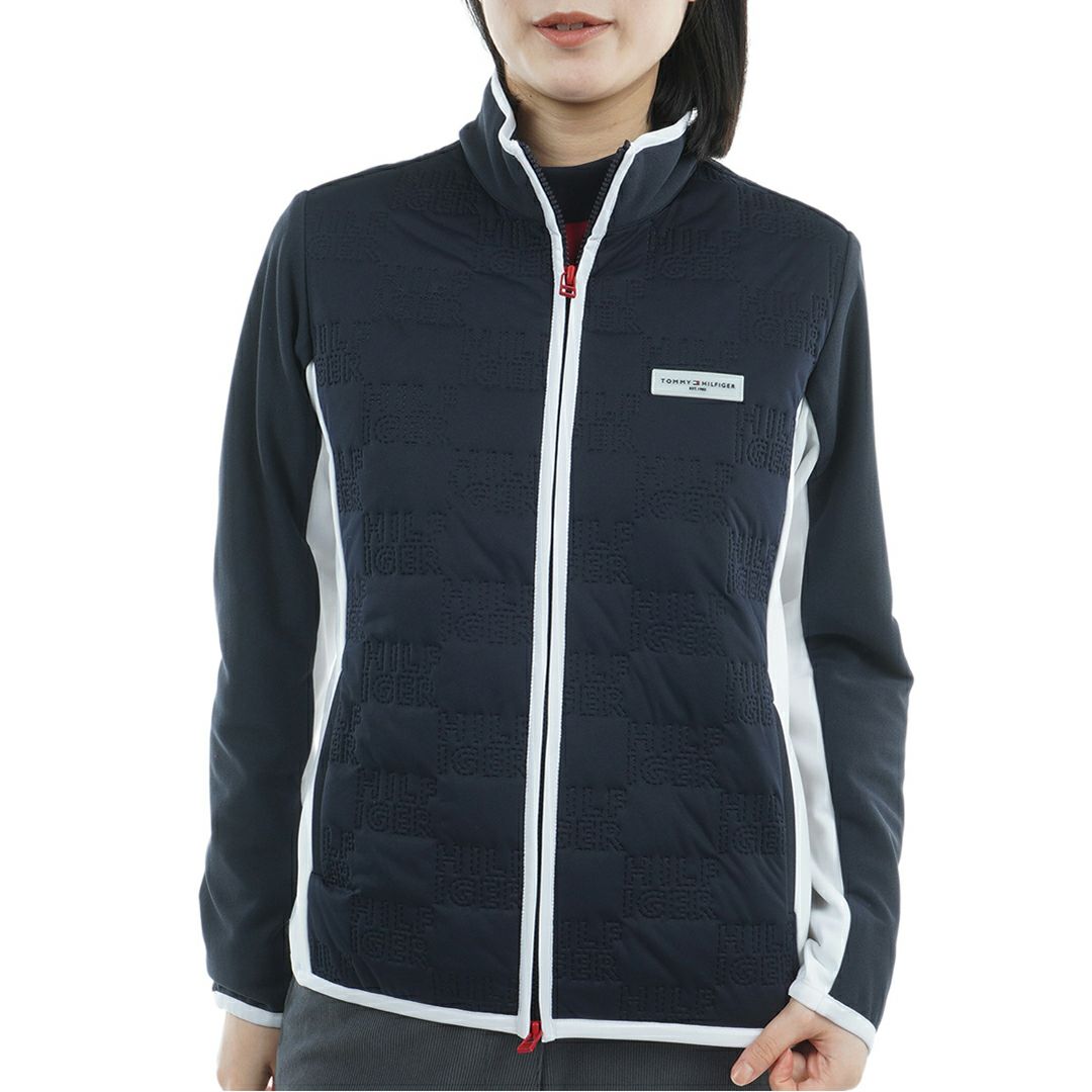 トミー ヒルフィガー ゴルフ Tommy Hilfiger Golf レディース レディース ロゴキルト パテッドジャケット THLA586 詳細4