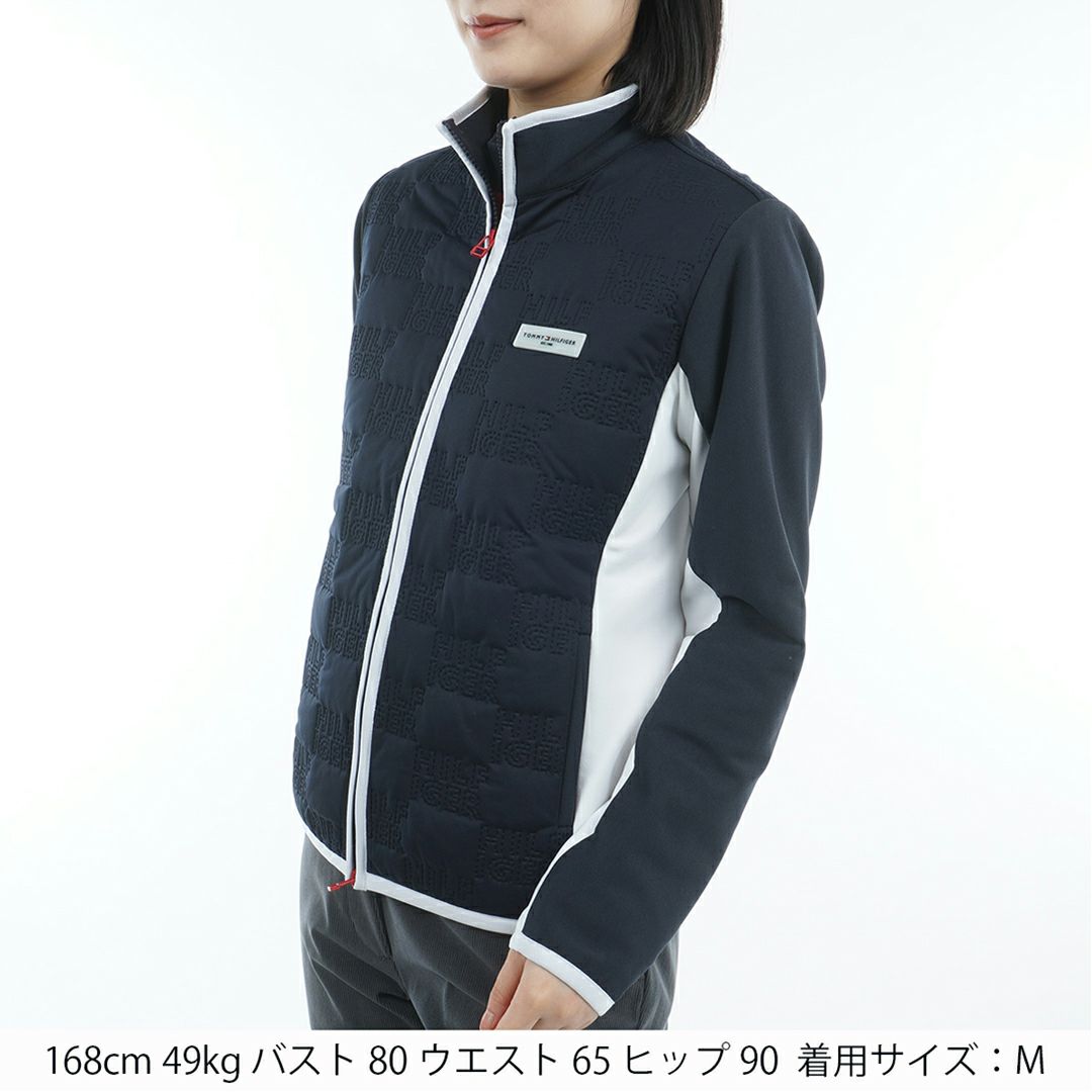 トミー ヒルフィガー ゴルフ Tommy Hilfiger Golf レディース レディース ロゴキルト パテッドジャケット THLA586 詳細5