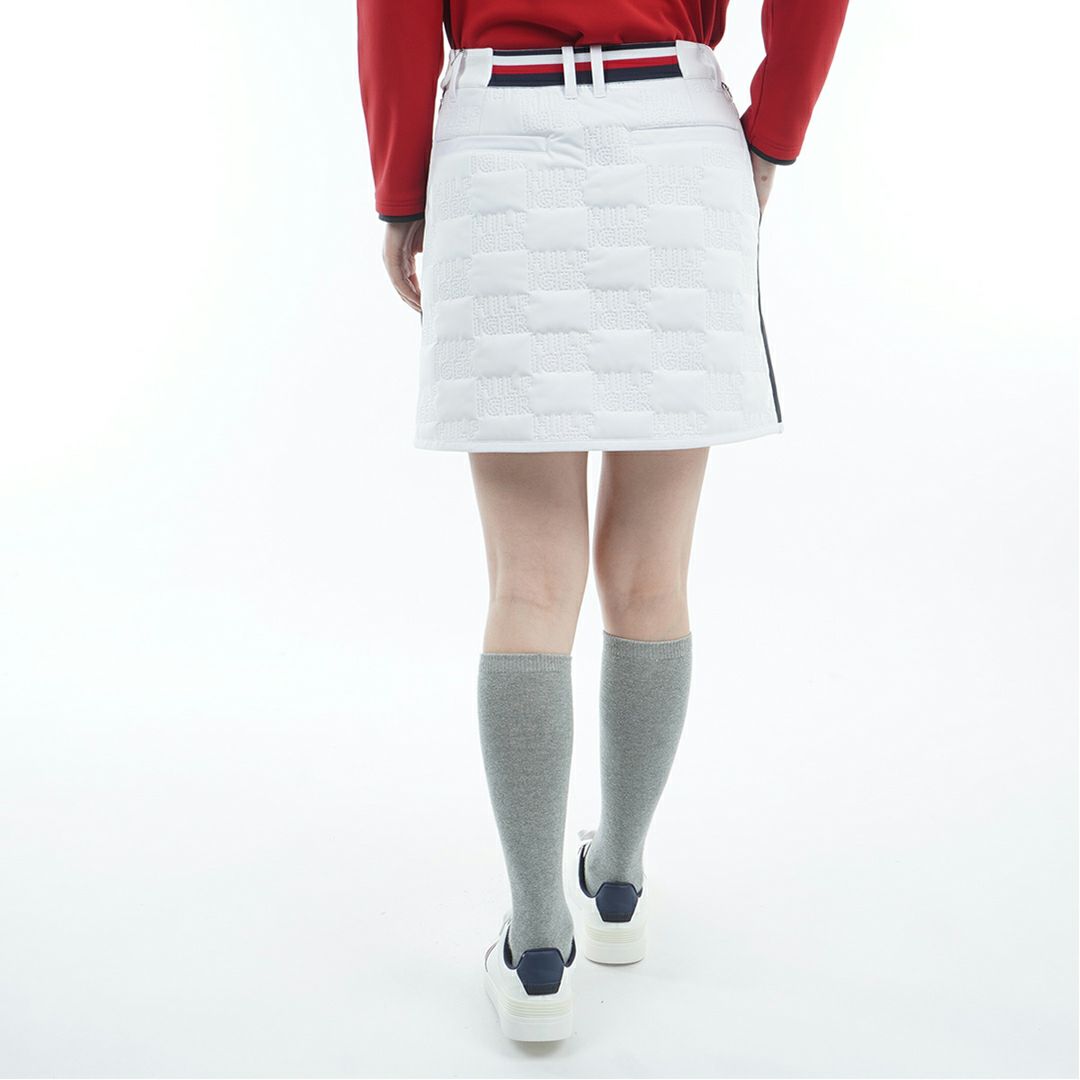 トミー ヒルフィガー ゴルフ Tommy Hilfiger Golf レディース レディース ロゴキルト パテッドスカート THLA588 詳細3