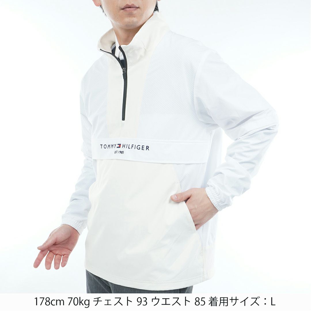トミー ヒルフィガー ゴルフ Tommy Hilfiger Golf メンズ メンズ 袖脱着 アノラックジャケット THMA550 詳細2